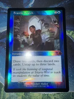 Frantic Search (Retro Frame) Dominaria Remastered Foil - Image 1