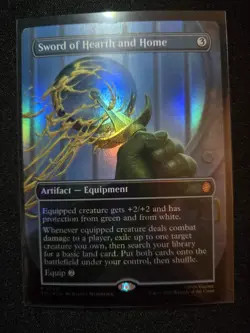 MTG Sword of Hearth and Home (Borderless Foil) P 0136 Commander: TMNT - Image 1