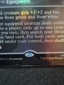 MTG Sword of Hearth and Home (Borderless Foil) P 0136 Commander: TMNT - Image 2