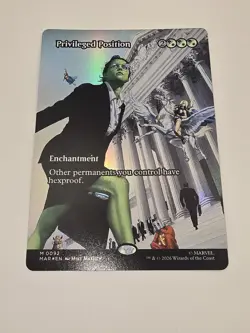 Privileged Position (Borderless) Marvel Universe Eternal-Legal Foil - Image 1