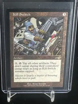 2000 Magic The Gathering Nemesis Kill Switch #133 Light Play - Image 1