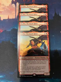 MTG Commander 2020 Brallin Skyshark Rider x 1 - Image 1