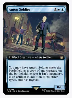 Auton Soldier (Extended Art) (Surge Foil) Universes Beyond: Doctor Who Foil - Image 1
