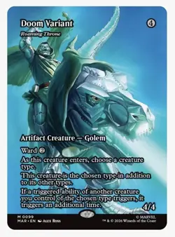 Doom Variant - Roaming Throne (Borderless) Marvel Universe Eternal-Legal Foil - Image 1