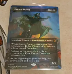 Doctor Doom Borderless FOIL (0336) Marvel Super Heroes MTG MINT 🔥 - Image 1