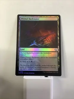 Dismal Backwater Foil MOM #269 MTG Dual Land Life Gain - Image 1