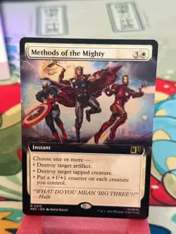 x1 Methods of the Mighty R MTG Commander: Marvel Super Heroes M/NM, English - Image 1