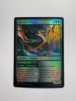 Emerald Dragon 229 MTG Commander Legends: Battle for Baldur's Gate Foil - Image 1