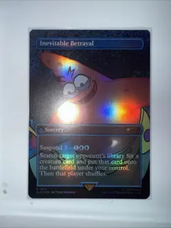 Inevitable Betrayal 1935 Rainbow Foil SpongeBob Secret Lair Drop SLD MTG NM - Image 1
