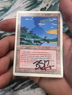 ARTIST SIGNED/ALTERED Volcanic Island Revised Edition Regular - Image 1