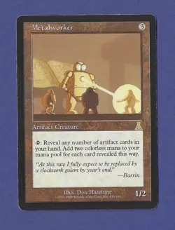 1999 Magic the Gathering - Metalworker - Urza's Destiny MTG - Image 1