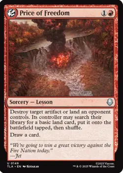 Price of Freedom 149 Uncommon MTG TLA NM - Image 1