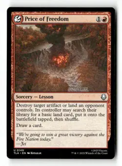 Price of Freedom 149 Uncommon MTG TLA NM - Image 2