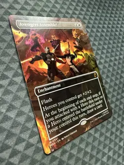MTG Avengers Assemble! #0341 Borderless Mythic Marvel Super Heroes (MSH) - Image 3