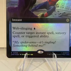 MTG Marvel's Spider-Man Spider-Sense (Extended Art) (R) (Foil) WotC Mythic - Image 2