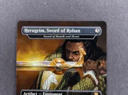 MTG Lord of the Rings Herugrim Sword of Rohan M053 - Mythic Rare - Never played! - Image 2