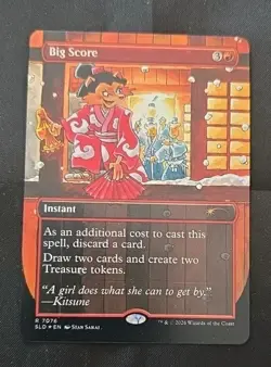 MTG Big Score Stan Sakai TMNT Secret Lair Kitsune Usagi Yojimbo Foil NP NM Magic - Image 1