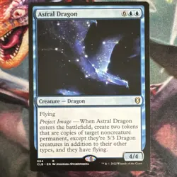 Magic: The Gathering Astral Dragon CLB #664 - Image 1