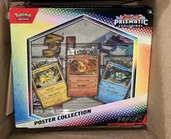 Pokemon Scarlet & Violet Prismatic Evolutions Poster Collection Box NEW SEALED - Image 1