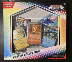 Pokemon Scarlet & Violet Prismatic Evolutions Poster Collection Box NEW SEALED - Image 1
