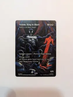 MTG Marvel Spider-Man Venom, King In Black Borderless - Image 1