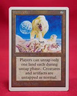 Unlimited Winter orb Magic The Gathering MTG 1993 - HP - Image 1