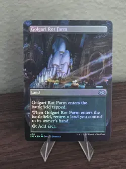 MTG Golgari Rot Farm (Borderless) Double Masters 2022 Foil - Image 1