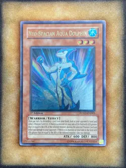 Yugioh Neo-Spacian Aqua Dolphin POTD-EN003 Ultimate Rare 1st Ed LP - Image 1