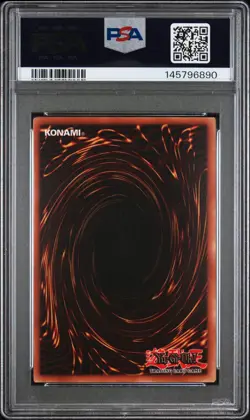 2002 YugiOH Flame Swordsman LOB-003 1st Edition Super Rare GLOSSY PSA 8 - Image 2