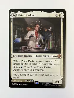 MTG Peter Parker Amazing Spider-Man Mythic M 0010 SPM Marvel's Spider-Man NM - Image 1