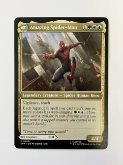MTG Peter Parker Amazing Spider-Man Mythic M 0010 SPM Marvel's Spider-Man NM - Image 2