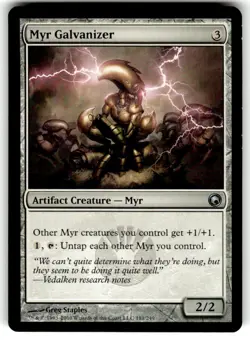 Myr Galvanizer Scars of Mirrodin Regular MTG LP - Image 1