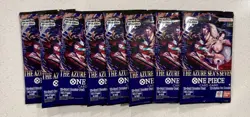 One Piece TCG The Azure Sea’s Seven OP-14 Loose Booster Pack Lot Of 8! Sealed! - Image 1