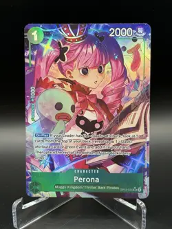 Bandai One Piece CCG Perona OP12-034 SR Special Holo English 2000 Cost 1 - Image 1