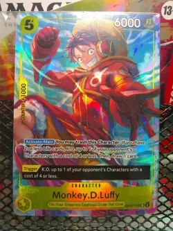 Monkey.D.Luffy OP07-109 SR Promo Alt Art SEALED NM OPTCG - Image 1