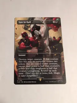 Saw in Half Secret Lair Drop Deadpool NM!!! - Image 1