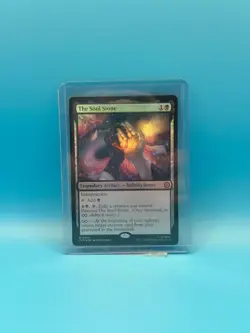 SHIPS TODAY!! *THE SOUL STONE* FOIL 66 Marvel's Spider-Man Magic the Gathering - Image 1
