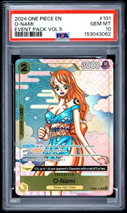 2024 One Piece Event Pack Vol.5 #101 O-Nami PSA 10 - Image 1