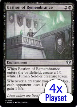 MTG 4x Bastion of Remembrance (138) | NM | Commander Masters (CMM) - Image 1