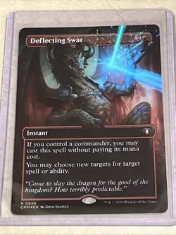 Deflecting Swat (Borderless) Commander Masters Foil - Image 1
