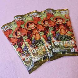 4 x Packs ONE PIECE CARD GAME: The Best Sealed Booster PRB01 Japanese - Image 1