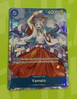 One Piece TCG Yamato OP13-054 SR Foil Alt Art Carrying on His Will English - NM - Image 1
