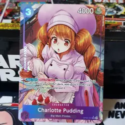 Bandai Charlotte Pudding OP08-067 Regular Character 4000 HP 3 Cost One Piece CCG - Image 1