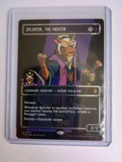 Splinter, the Mentor (0089) (Borderless) (Surge Foil) Commander: Teenage Mutant - Image 1
