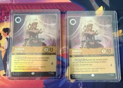 Aurora Holding Court Disney Lorcana Card 206/204 Epic Foil Fabled- Selling 2 - Image 1