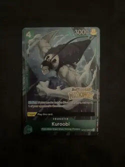 Kuroobi Offline Participant Alt Art One Piece Card Game TCG - Image 1