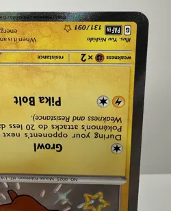 Pikachu 131/091 Holo Shiny Rare SV Paldean Fates 2024 Pokemon PAF Near Mint NM+ - Image 4