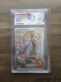 Professor Oak's Setup 233/236 Cosmic Eclipse Full Art Pokemon Card Ace 9 - Image 1