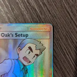 Pokemon Professor Oak's Setup Full Art Ultra Rare 233/236 Card - NM - Image 3