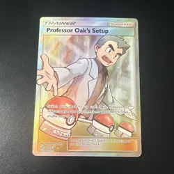 The Pokemon Company Professor Oak's Setup Full Art Holo UR 233/236 EN 2019 - Image 1